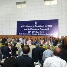 शिलॉंग में 26-27 जुलाई 2016 को उत्तर-पूर्व परिषद का 65वां पूर्ण अधिवेशन