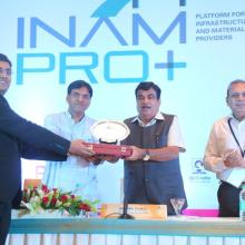 Inauguration of Skill Development Programme at NHIDCL’s Project Sites and Launch of INAM-Pro+ by Hon'ble Minister (RTH&S) Shri Nitin Gadkari at Ashoka Hotel, New Delhi on June 01, 2017.