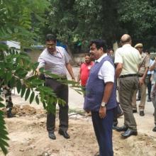 परिवहन भवन, नई दिल्ली में 09 अगस्त, 2016 को स्वचालित कार पार्किंग भूमि पूजन।