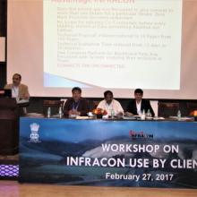 One day Workshop on INFRACON portal for uploading & evaluation of DPR and Authority’s Engineer Tender on 27.02.2017 at Constitution Club of India, New Delhi.
