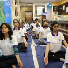 OBSERVATION OF FESTIVAL OF “YOGA AND WELL BEING 2019” AT NHIDCL HQ.