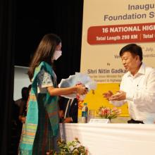 Inauguration and Foundation Laying Ceremony of 16 projects in the state of Manipur held on 12th July, 2021