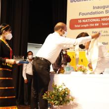 Inauguration and Foundation Laying Ceremony of 16 projects in the state of Manipur held on 12th July, 2021