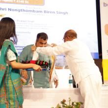 Inauguration and Foundation Laying Ceremony of 16 projects in the state of Manipur held on 12th July, 2021