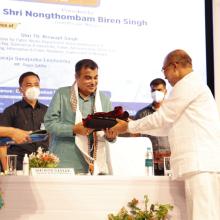 Inauguration and Foundation Laying Ceremony of 16 projects in the state of Manipur held on 12th July, 2021