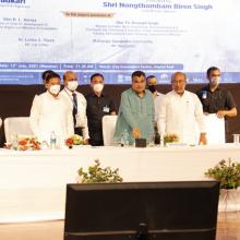Inauguration and Foundation Laying Ceremony of 16 projects in the state of Manipur held on 12th July, 2021
