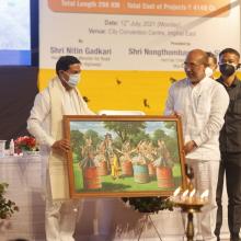 Inauguration and Foundation Laying Ceremony of 16 projects in the state of Manipur held on 12th July, 2021
