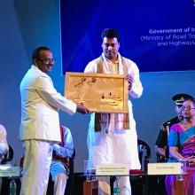 Dedication of Improved / Widened Udaipur – Sabroom Section of NH-08 from Km 55.00 to Km 128.71 in the state of Tripura by Hon’ble President of India Sh. Ram Nath Kobind on 7th June 2018 at Udaipur, Tripura.